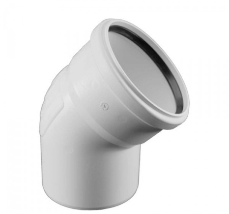Отвод Rehau Raupiano Plus Ø 40 мм × 45°