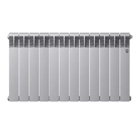 Биметаллический радиатор отопления Royal Thermo Revolution Bimetall 500 2.0 12 секций Silver Satin
