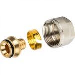 STOUT Фитинг компрессионный евроконус для труб PEX 16х2,0х3/4 — фото 1