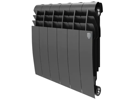 Биметаллический радиатор отопления Royal Thermo BiLiner 350 8 секций Noire Sable