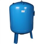 STOUT STW-0002 Расширительный бак, гидроаккумулятор 500 л. вертикальный (цвет синий) — фото 5