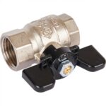 STOUT SVB Кран шаровой стандартнопроходной, ВР/ВР, ручка бабочка 1/2″ — фото 5