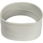 STOUT Элемент дымохода отвод коаксиальный 90° DN60/100, п/м уплотнения и хомут в комплекте (с логотипом) — фото 5