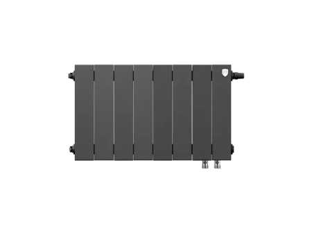 Биметаллический радиатор отопления Royal Thermo PianoForte 300 8 секций Noir Sable VDR