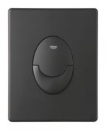 Инсталляция для унитаза GROHE 1000044, комплект 3 в 1, панель смыва овальный, черный матовый — фото 2