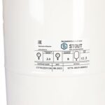 STOUT STW-0015-000012 расширительный бак, для ГВС 12 л. вертикальный (цвет белый) — фото 6