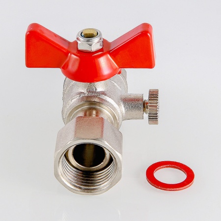 Кран шаровой для подключения манометра с наружной резьбой 1/2″ x 1/2″ VT.806.N.0404 — фото 7