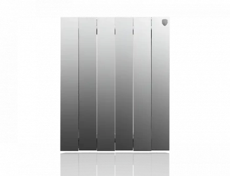 Биметаллический радиатор отопления Royal Thermo PianoForte 500 VD 6 секций Silver Satin
