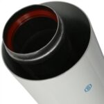 STOUT Элемент дымохода O60/100 труба коаксиальная 2000 мм п/м, уплотнения и хомут в комплекте (лого),групповая упаковка 9 шт. — фото 5