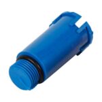 Заглушка монтажная синяя 1/2″ НР