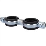 STOUT SAC-0020-Комплекты SAC-0020-200001 STOUT Двойной хомут для труб, комплект: хомут+шпилька шуруп +дюбель пластиковый 1 (32-35) — фото 6