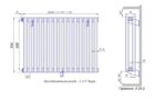 Стальной трубчатый радиатор КЗТО Гармония А25-2 500 / 53 секции с боковой подводкой — фото 3