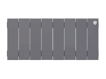 Биметаллический радиатор отопления Royal Thermo PianoForte 200 8 секций Silver Satin