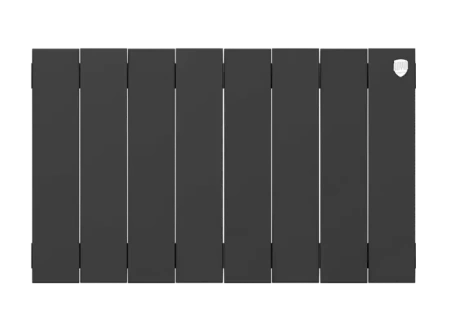 Биметаллический радиатор отопления Royal Thermo PianoForte 300 8 секций Noir Sable