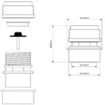 Клапан вентиляционный (аэратор) для канализации McALpine MRAA6, DN 32/40 мм — фото 2