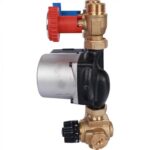 STOUT SDG-0002 Насосная группа с термостатическим смесительным клапаном 3/4″с насосом Grundfos UPSO 15-65 130 — фото 3
