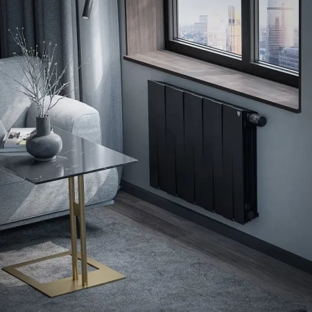 Биметаллический радиатор отопления Royal Thermo PianoForte 500 VDR80 10 секций Noir Sable — фото 4