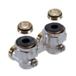 Multiflex F Oventrop ZB-запорно-присоед., угловой 3/4НГ x 3/4НР, из латуни, никелир.