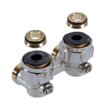 Multiflex F Oventrop ZB-запорно-присоед., угловой 3/4НГ x 3/4НР, из латуни, никелир.