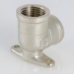 Фитинг резьбовой – угольник с креплением (водорозетка) 1/2″ VTr.751.N.0004 — фото 7