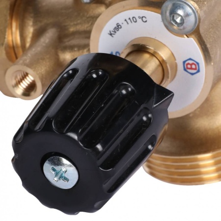 STOUT SDG-0007 Насосная группа с 3-х ходовым приводным смесителем 1″ с насосом Grundfos UPM3 Hybrid 25-70 — фото 8
