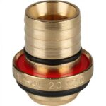 STOUT Угольник-переходник с наружной резьбой 3/4 х20 для металлопластиковых труб винтовой — фото 16