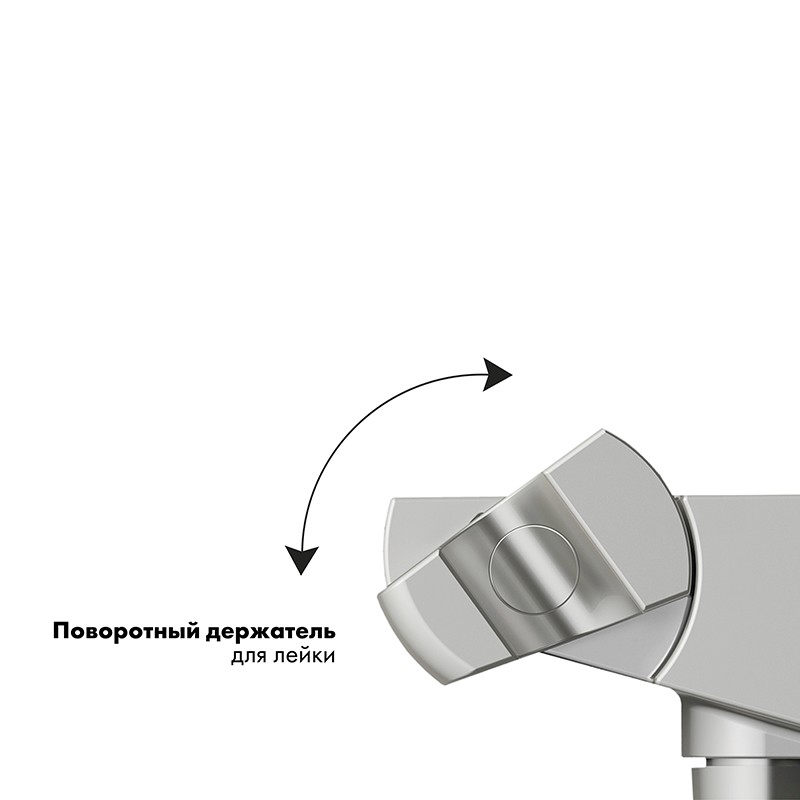 08477-4 Душевая система скрытого монтажа KAISER Sano с термостатом — фото 2