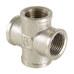 Фитинг резьбовой – крестовина 1/2″ VTr.760.N.0004 — фото 1