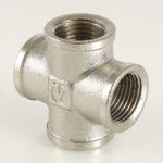 Фитинг резьбовой – крестовина 1/2″ VTr.760.N.0004 — фото 2