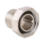 Фитинг резьбовой – полусгон с накидной гайкой 3/4″ VTr.015.N.05 — фото 1