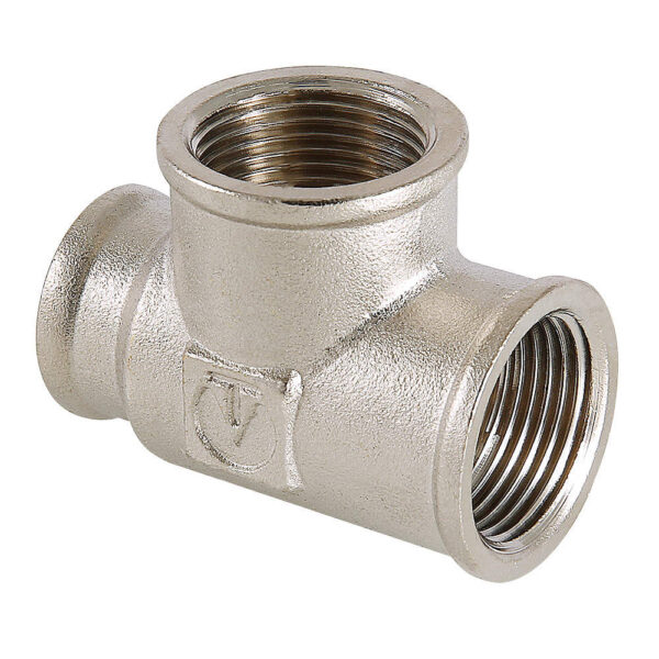 Фитинг резьбовой – тройник переходной 3/4″ х 1/2″ х 1/2″ VTr.750.RN.050404