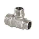 Фитинг резьбовой – тройник переходной c наружной резьбой 3/4″ х 1/2″ х 1/2″ VTr.131.RN.050404 — фото 1