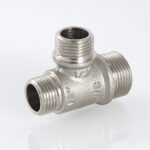 Фитинг резьбовой – тройник переходной c наружной резьбой 3/4″ х 3/4″ х 1/2″ VTr.131.RN.050504 — фото 4