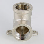 Фитинг резьбовой – угольник с креплением (водорозетка) 1/2″ VTr.751.N.0004 — фото 3