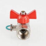 Кран шаровой для подключения манометра 1/2″ x 3/8″ VT.807.N.0403 — фото 3