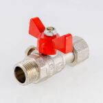 Кран шаровой для подключения манометра с наружной резьбой 1/2″ x 1/4″ VT.806.N.0402 — фото 4