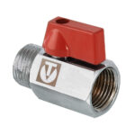 Кран шаровой MINI с внутренней/наружной резьбой 1/2″ VT.331.N.04 — фото 1