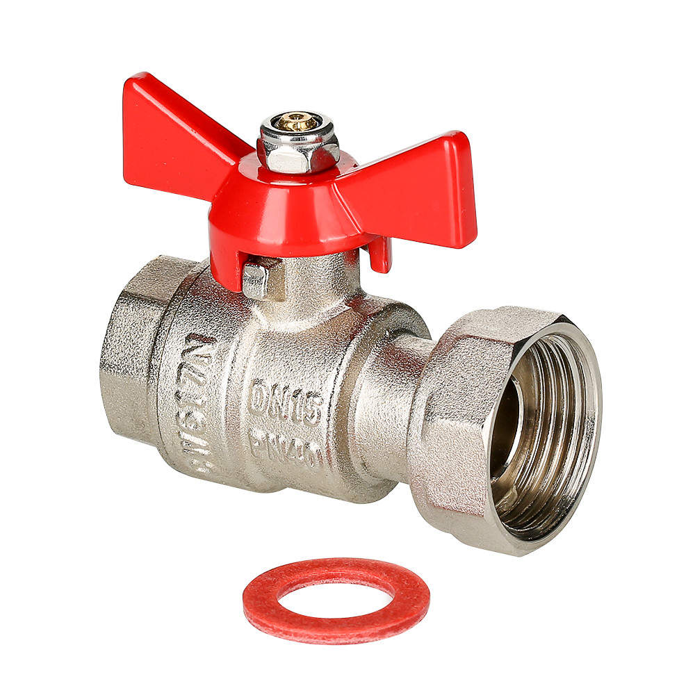 Кран шаровой с накидной гайкой 3/4″ x 1″ VT.241.N.0506