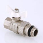 Кран шаровой VALTEC BASE с полусгоном и дополнительным уплотнением 1/2″ VT.227.NRW.04 — фото 2