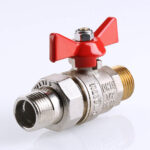 Кран шаровой VALTEC BASE с полусгоном и наружной резьбой 1/2″ VT.226.N.04 — фото 4