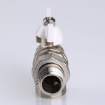 Кран шаровой VALTEC BASE угловой с полусгоном и белой ручкой 3/4″ VT.228.NW.05 — фото 3