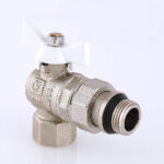 Кран шаровой VALTEC BASE угловой с полусгоном и дополнительным уплотнением 1/2″ VT.228.NRW.04 — фото 2