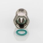 Резьбовой фитинг – полусгон с накидной гайкой и наружной резьбой 1/2″ x 1/2″ VTr.613.N.0404 — фото 3