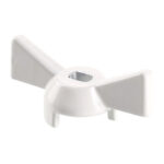 Ручка-бабочка для крана белая 1/2″–3/4″ VT.220.W.04 — фото 1