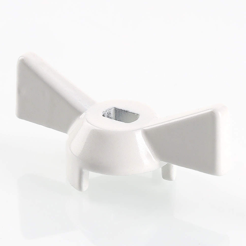 Ручка-бабочка для крана белая 1/2″–3/4″ VT.220.W.04 — фото 2