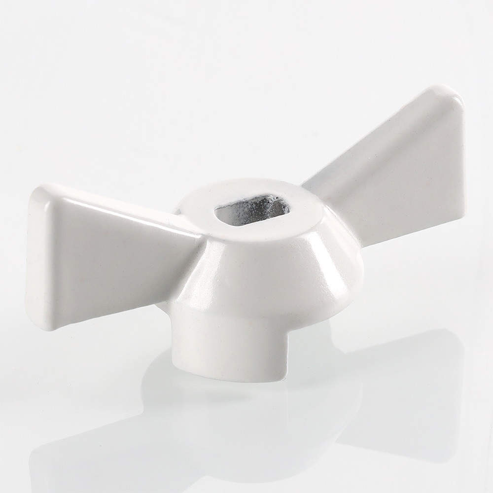 Ручка-бабочка для крана белая 1/2″–3/4″ VT.220.W.04 — фото 4