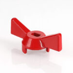 Ручка-бабочка для крана красная 1/2″–3/4″ VT.220.R.04 — фото 2