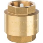STOUT 1 1/2″ Клапан обратный пружинный муфтовый с пластиковым седлом — фото 2