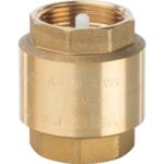 STOUT 1 1/4″ Клапан обратный пружинный муфтовый с пластиковым седлом — фото 2