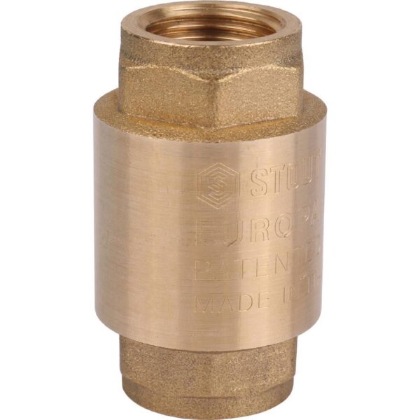 STOUT 1/2″ Клапан обратный пружинный муфтовый с металлическим седлом